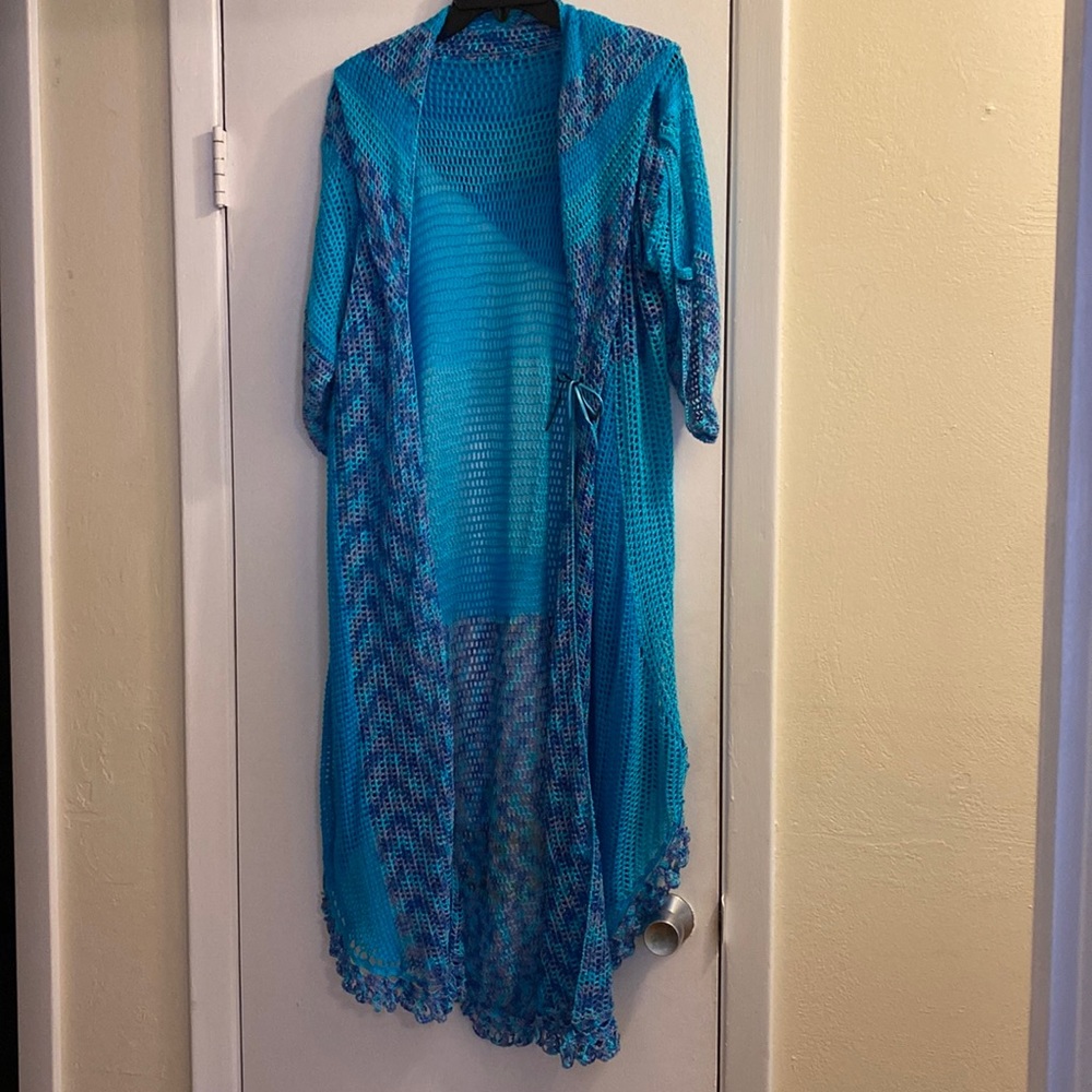 HAND CROCHETED HOOD JACKET